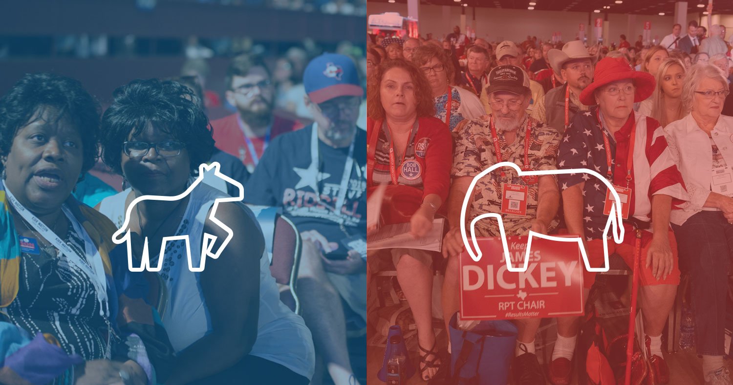 How the Texas Democratic and Republican party platforms compare The